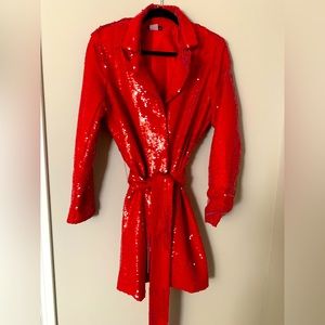 Venus red sequin jacket